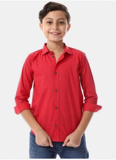 Andora Squares Long Sleeves Boys Shirt  - Image 4