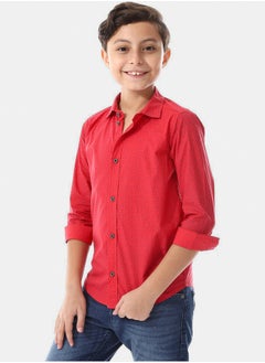 Andora Squares Long Sleeves Boys Shirt  - Image 3