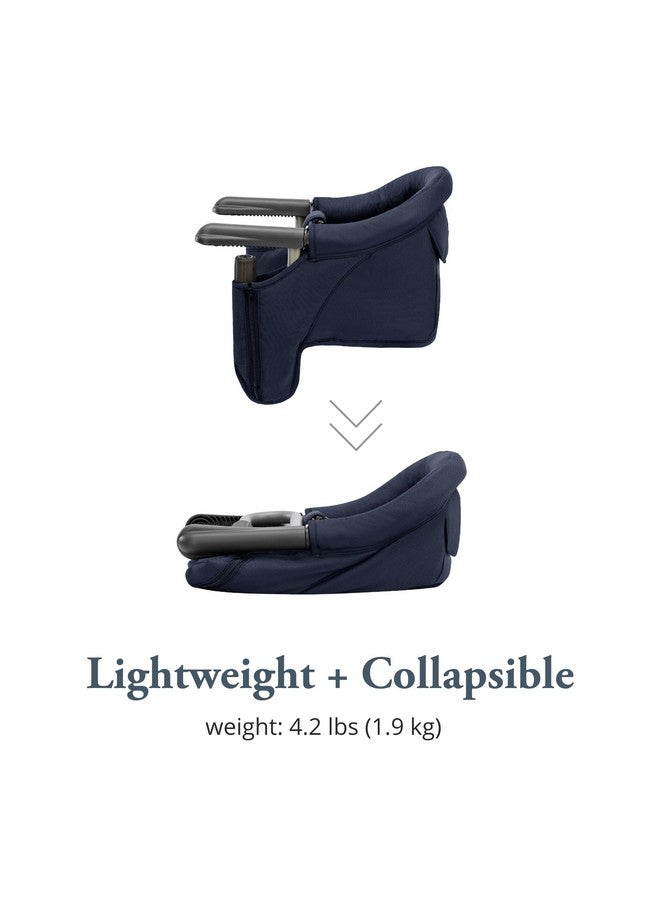 Inglesina Fast Table Chair, Navy - Portable Baby High Chair - for Babies & Toddlers up to 37 lbs - Collapsible Design - Fits Tables 0.8'' to 3.5'' Thick - Compact & Easy to Use - Travel Bag Included - Image 2