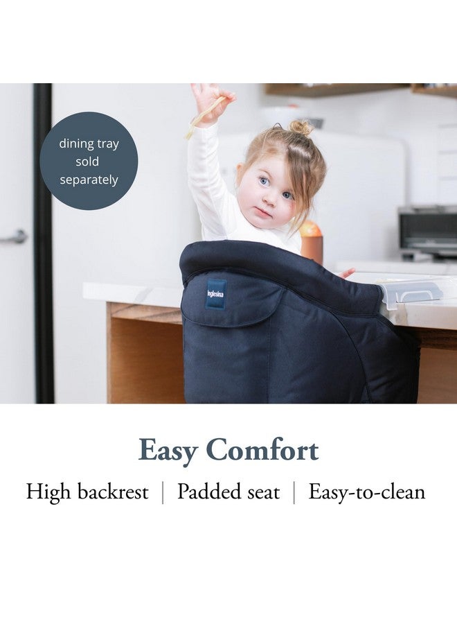 Inglesina Fast Table Chair, Navy - Portable Baby High Chair - for Babies & Toddlers up to 37 lbs - Collapsible Design - Fits Tables 0.8'' to 3.5'' Thick - Compact & Easy to Use - Travel Bag Included - Image 3