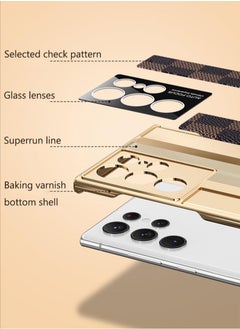 Color Fans For Samsung Galaxy S23 Ultra High-end Leather Mobile Phone Case All-inclusive Lens Protection Cover  - Image 4