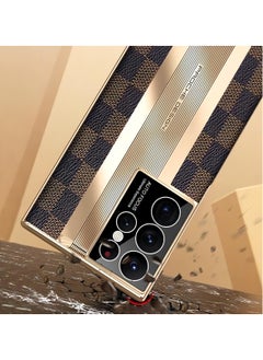 Color Fans For Samsung Galaxy S23 Ultra High-end Leather Mobile Phone Case All-inclusive Lens Protection Cover  - Image 5