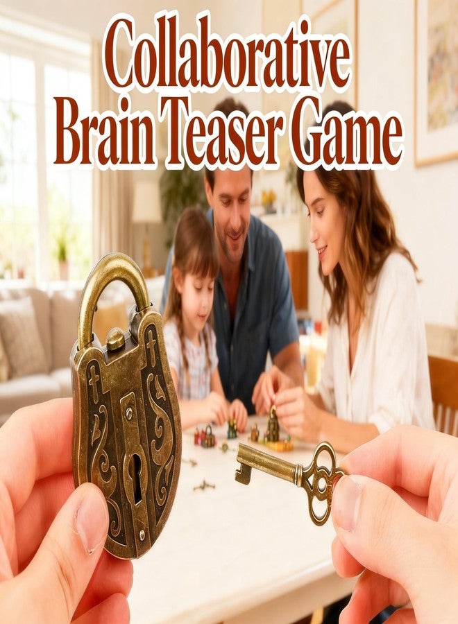 MAGIKON Metal Key Lock Puzzle - Classic Disentanglement Brain Teaser for Logic & Problem-Solving Skills - Image 2