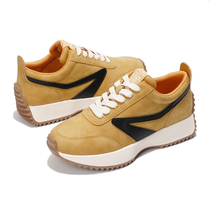 Project Cloud Womens Sneakers - Memory Foam Insole and Lightweight Spring Shoes - Non-Slip Lace Up Trendy Shoes - Fashion Sneakers for Women 2026 (Balinda, Must, 8) - Image 3