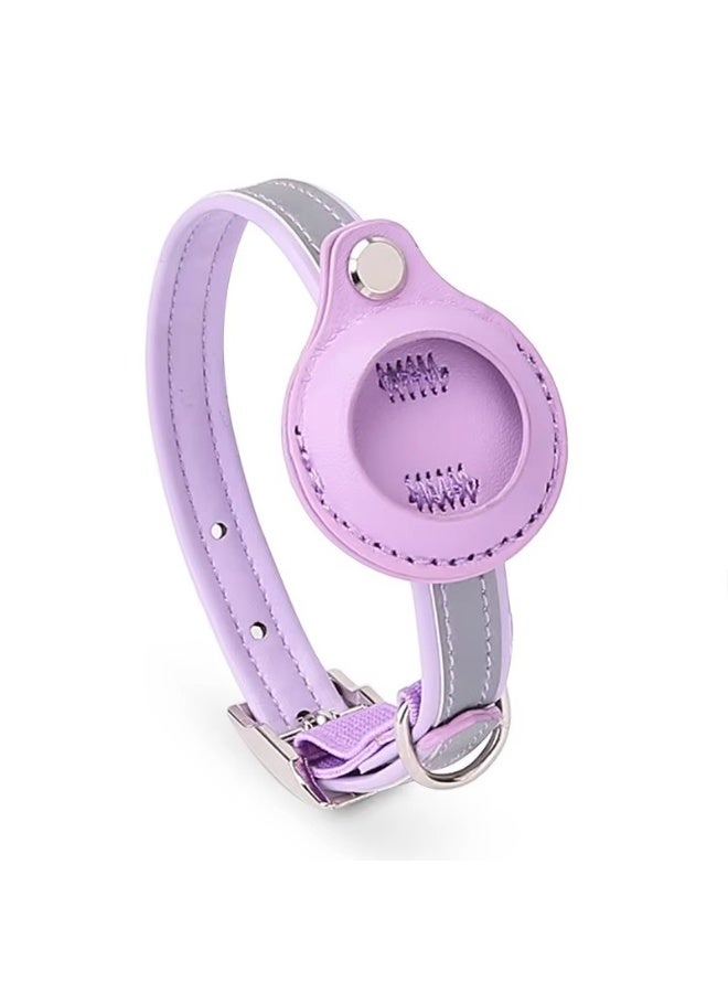 Reflective Cat Dog Collar With Safety Buckle and Waterproof Air Tag Holder Cat Collar Compatible With Apple Air Tag - Image 5