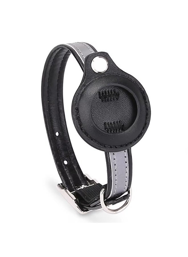 Reflective Cat Dog Collar With Safety Buckle and Waterproof Air Tag Holder Cat Collar Compatible With Apple Air Tag - Image 2