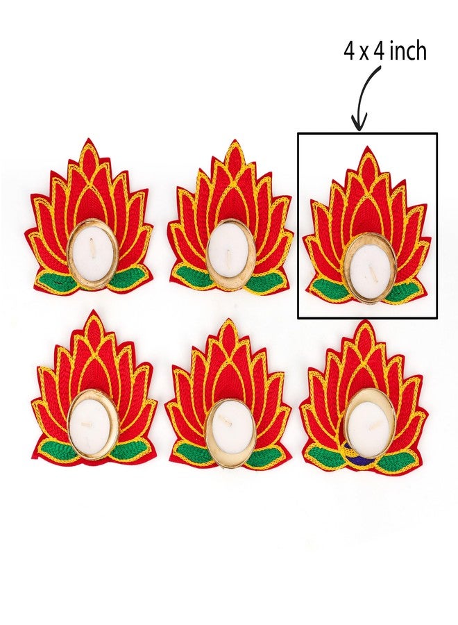HEGIENES DECOR'S Acrylic Floor Rangoli for Home Décor - Multicolor | Butta and Lotus Rangolif for Diwali and Festival Decoration | Pooja Room, Living Room & Office Festive Décor Item - Image 2