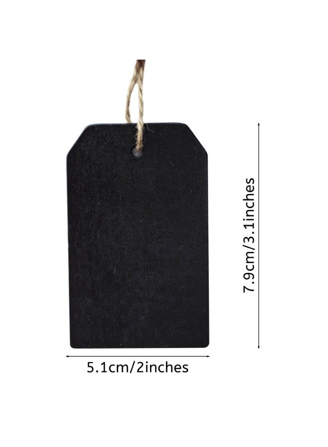 30 قطعة من بطاقات السبورة القابلة لإعادة الاستخدام واللافتات المعلقة والبطاقات الخشبية السبورة بالجملة للملصقات وعلامات الأسعار وعلامات الرسائل - Image 4