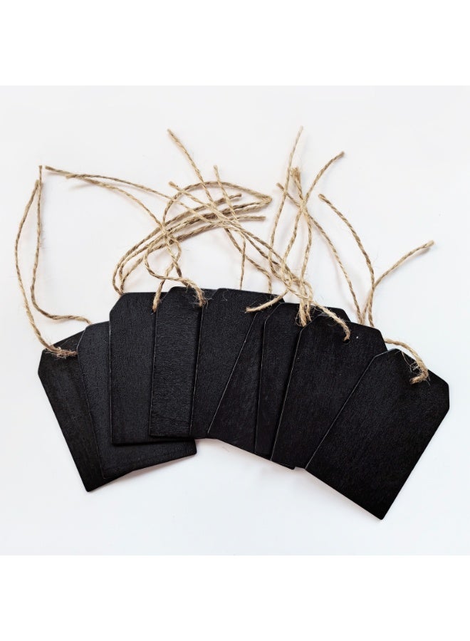 30 قطعة من بطاقات السبورة القابلة لإعادة الاستخدام واللافتات المعلقة والبطاقات الخشبية السبورة بالجملة للملصقات وعلامات الأسعار وعلامات الرسائل - Image 2