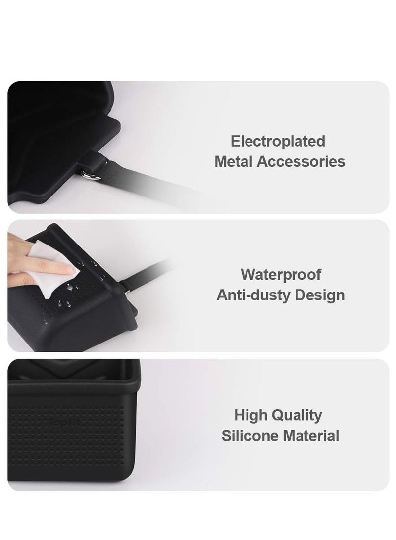 SYOSI Tesla Model 3 Model Y Air Vent Organizer Cell Phone Pouch Sunglasses Holder  - Image 5