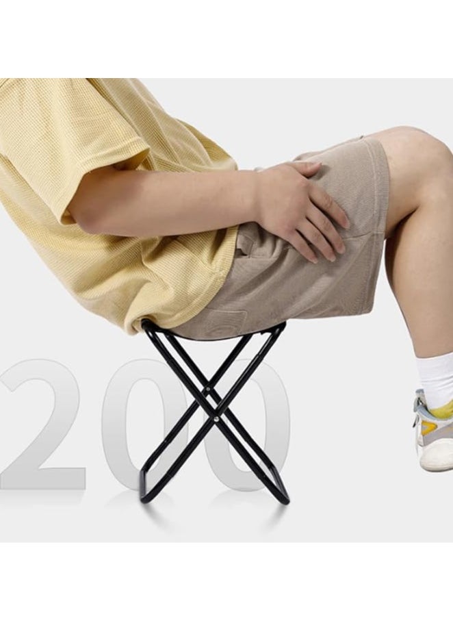 General 2-pack foldable folding stool, folding stool with carrying bag for camping, hiking, fishing, picnic  - Image 5