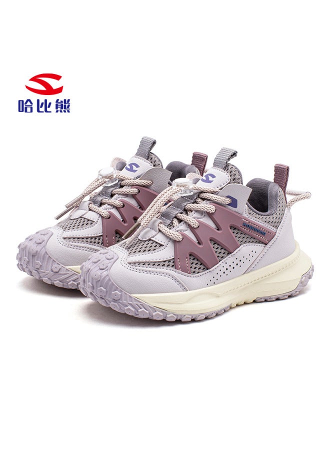Habib Bear Double Net Boys Sneaker Autumn Mesh Casual Shoes Durian Bottom Father Shoes Women's Shoes A Generation Of Hair