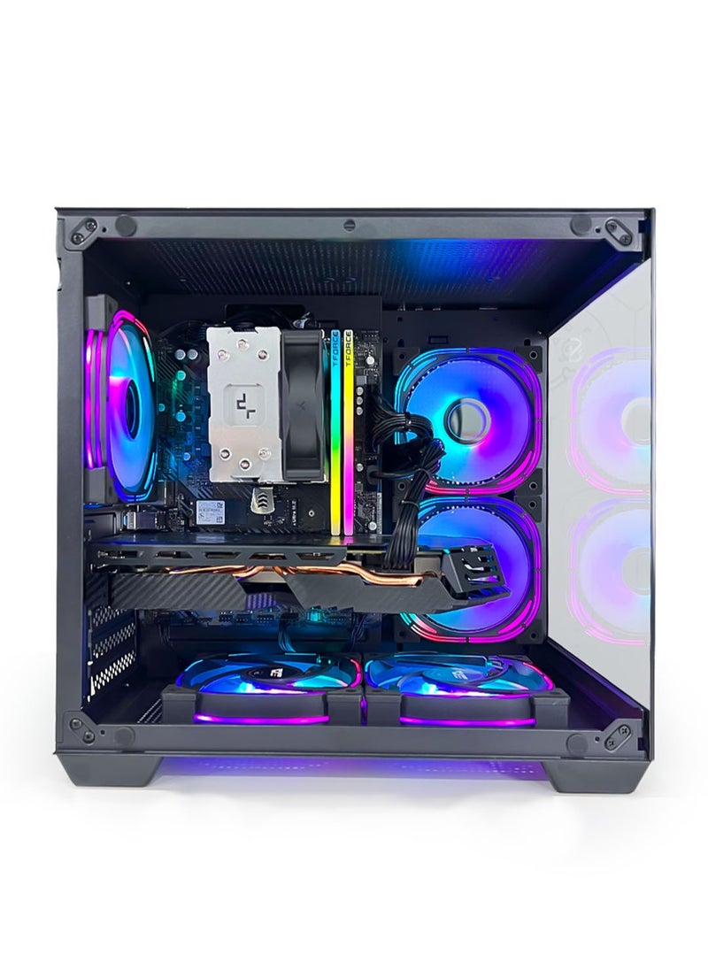 Game Sekret - Rook IX Gaming PC Bundle - Intel Core i5-11400F | AMD Radeon RX 580 8GB GPU | 16GB DDR4 RAM | 500GB M.2 NVMe SSD | Air Cooler | WiFi/Bluetooth/Win11Pro | 24" FHD Monitor | FREE - Keyboard, Mouse & Headphone Set | Game Sekret Desktop Computer Combo - Image 1