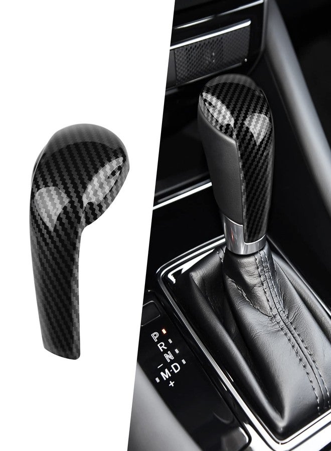 ANFOKAS غطاء مقبض ناقل الحركة من أنفوكاس لمازدا CX-5، 3، 6، CX-3، CX-9، ملحقات سيارات، غطاء لوحة التروس، ملصقات تزيين داخلية رياضية - بنمط ألياف الكربون - Image 1