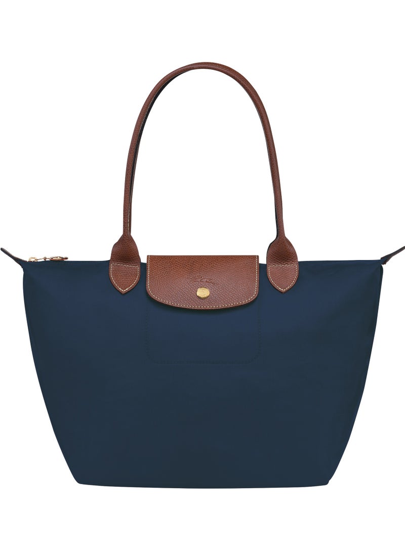 Longchamp Women's Medium Tote Bag, Handbag, Shoulder Bag Navy Classic Style - Image 2