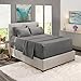 Nestl Bedding Nestl Bedding Nestl Extra Deep Pocket Sheets Ã¢â‚¬â€œ Dark Grey Deep Fitted Sheet Set Queen Size - Super Deep Sheets  - Image 2