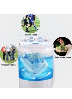ELTRAZONE Shoe Washing Machine Small Household, Portable Lazy Washing Machine, 360° Cleaning, 10 Minutes Fast Cleaning, Safe Material Does Not Hurt Shoes Blue/White  - Image 3