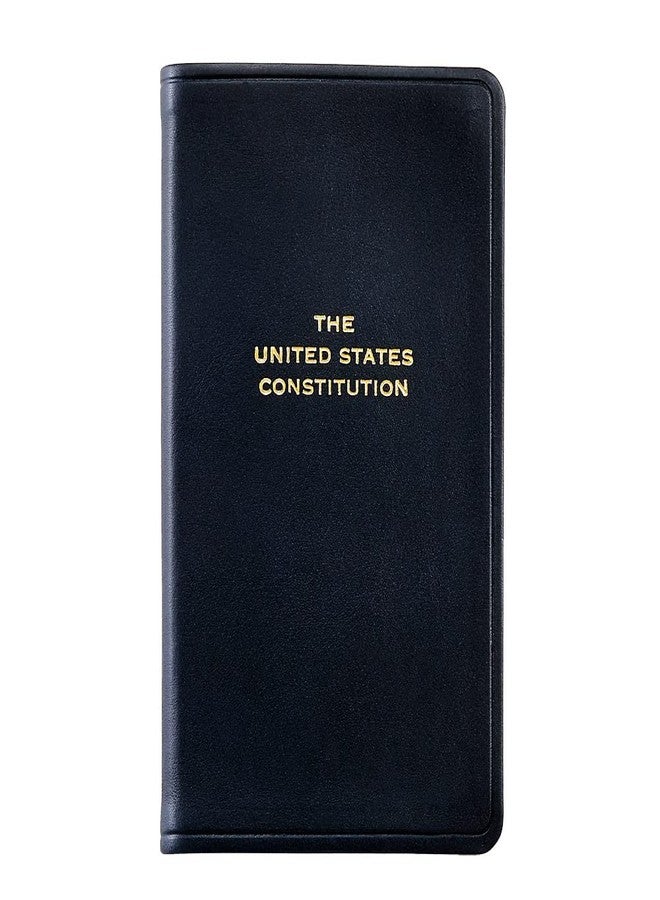 Graphic Image The United States Constitution and Related Documents | Published and Bound in the USA | Genuine Leather Soft Cover | Pocket Size, Black - Image 1
