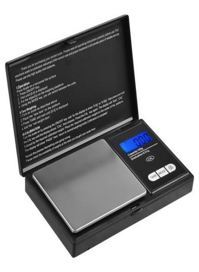 GLIVE (LABEL) Digital Mini Pocket Jewellery Weighing Scale Capacity 100 gm - Black - Image 1