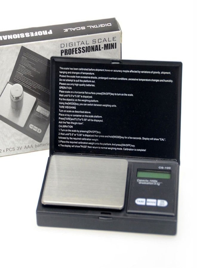 GLIVE (LABEL) Digital Mini Pocket Jewellery Weighing Scale Capacity 100 gm - Black - Image 3