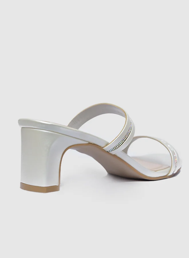 Vincci Multi Strap Mid Heel Sandals