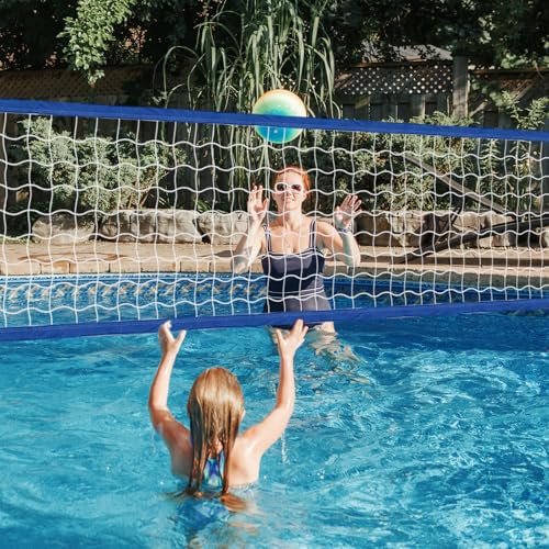 Mkhaslri Replacement Pool Volleyball Net Adjustable Length 15ft - 25ft, Portable Volleyball Net for Outdoor Backyard Swimming Pool Beach - Image 5