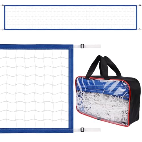 Mkhaslri Replacement Pool Volleyball Net Adjustable Length 15ft - 25ft, Portable Volleyball Net for Outdoor Backyard Swimming Pool Beach - Image 1