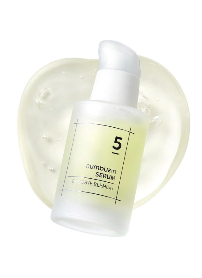 numbuzin No.5 Serum | Goodbye Blemish Serum | for Acne Scars with Vitamin C, Niacinamide, Antioxidant | Lightweight Gel, Korean Skincare for Face | 1.69 fl. oz.  - Image 1