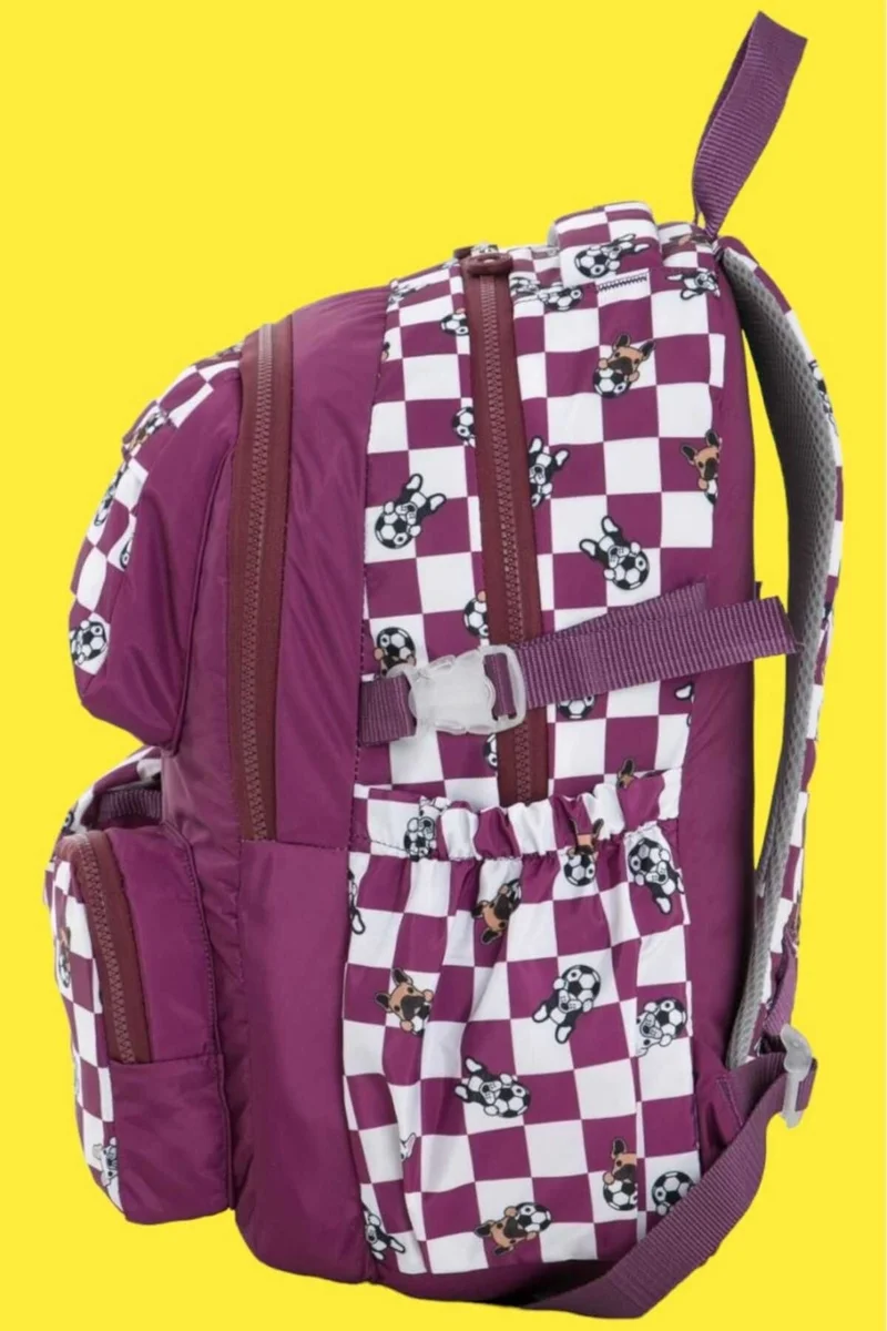 Tezzgelsin Unisex Waterproof Checkered Colorful Backpack School Bag