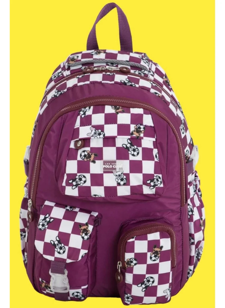 Tezzgelsin Unisex Waterproof Checkered Colorful Backpack School Bag