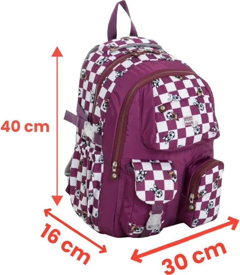 Tezzgelsin Unisex Waterproof Checkered Colorful Backpack School Bag