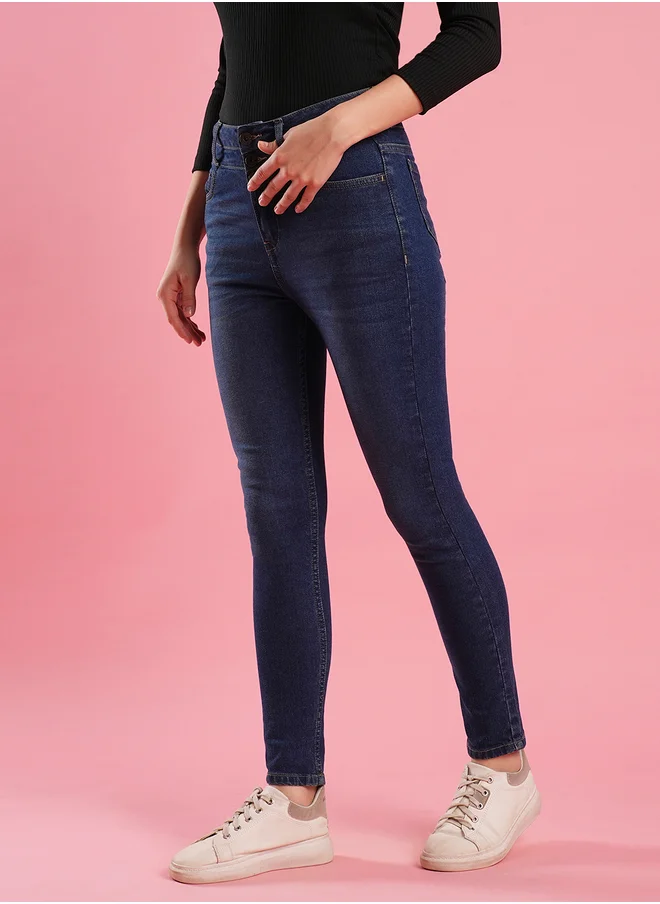 جلو باص Globus High Rise Skinny Fit Jeans with Pockets