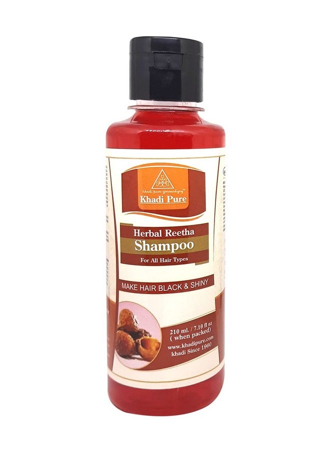 Khadi Pure Herbal Reetha Shampoo, 210 Ml 