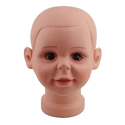 Voloria Big Baby Boy Children Mannequin Manikin Head for Wig Hats Display Show Stand Model Mannequins 1piece - Image 1