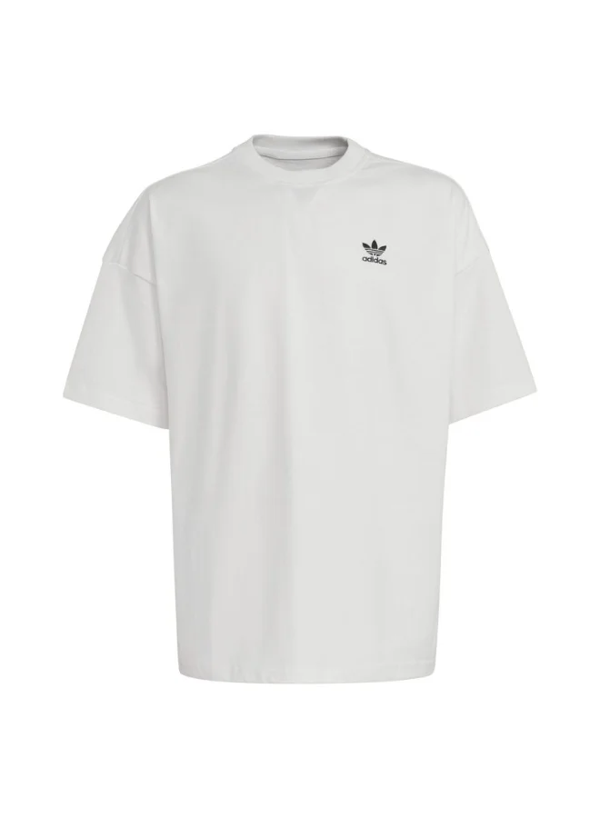 اديداس TEE White FASHION 0 FOR JUNIOR BOYS AND GIRLS 15-16Y