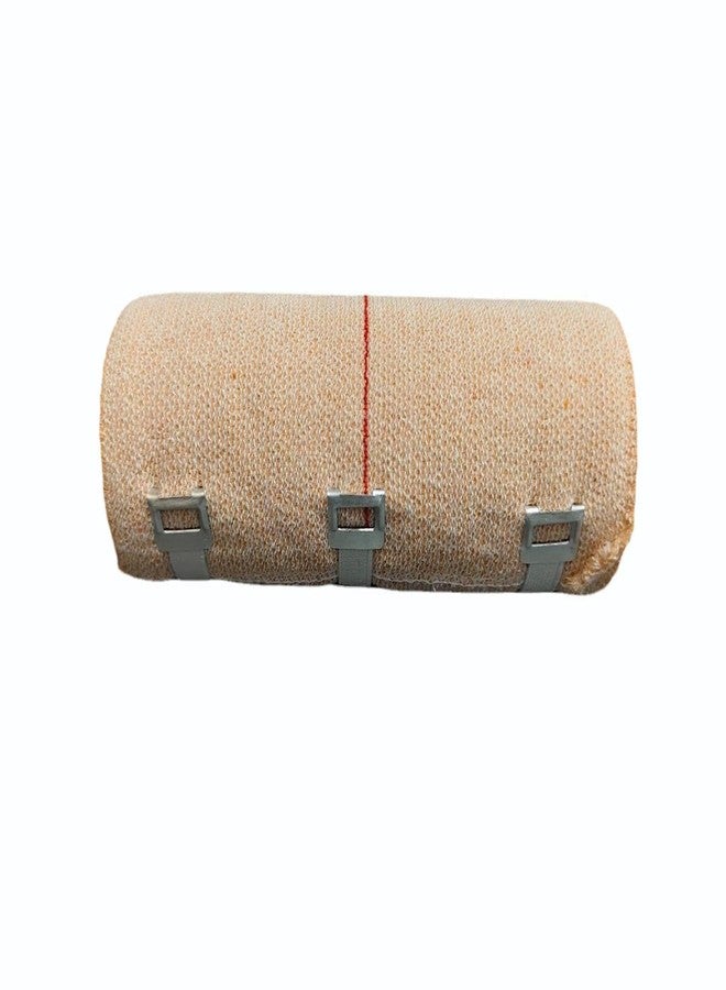 Nuvy Soft Cotton Pain Relief Crepe Bandage, Pack of 1 (8cm x 4m) - Premium Stretchable Medical Wrap for Support, Compression, and Injury Recovery - Image 3