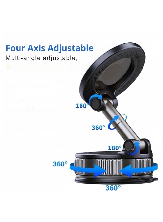 HM2A Magnetic Phone Holder for Car [120+ LB Strongest Suction & 2800gf Strongest Magnetic] 360° Adjustable Car Phone Holder for Magsafe Phone Holders for Your Car for iPhone 17 Pro Max 16 15 14 13 12 Plus - Image 2