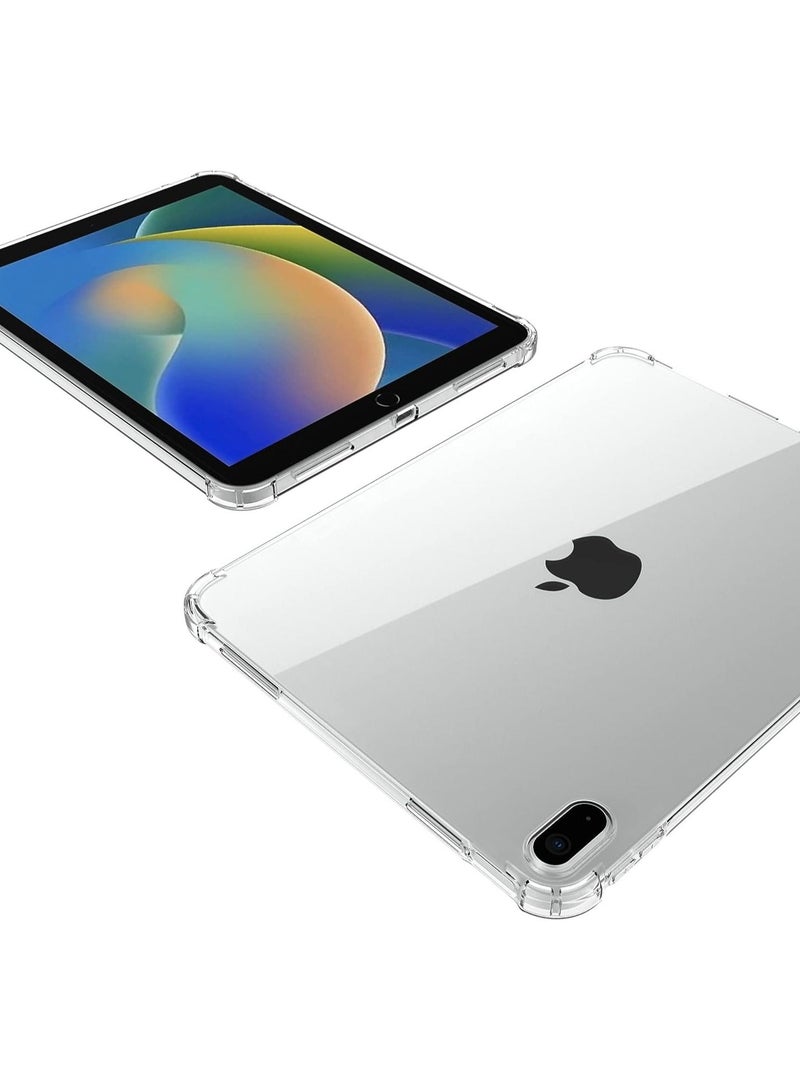 Clear Case for iPad 10th Generation 2022 Release (10.9 inch), Slim Lightweight [Thick Corners] TPU Rubber Back Cover for 10.9" iPad 10th Gen, Support Pencil 2, Transparent - Image 3