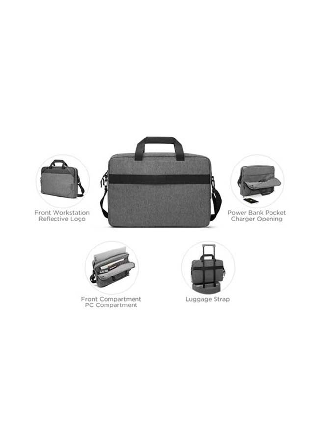Lenovo Urban Topload T530 15.6" Laptop Bag, Fits Up To 15.6 Inch Laptops, Water Repellent Material, Padded Pc Compartment, Anti Theft Pocket, On The Go Charging Grey - Image 2