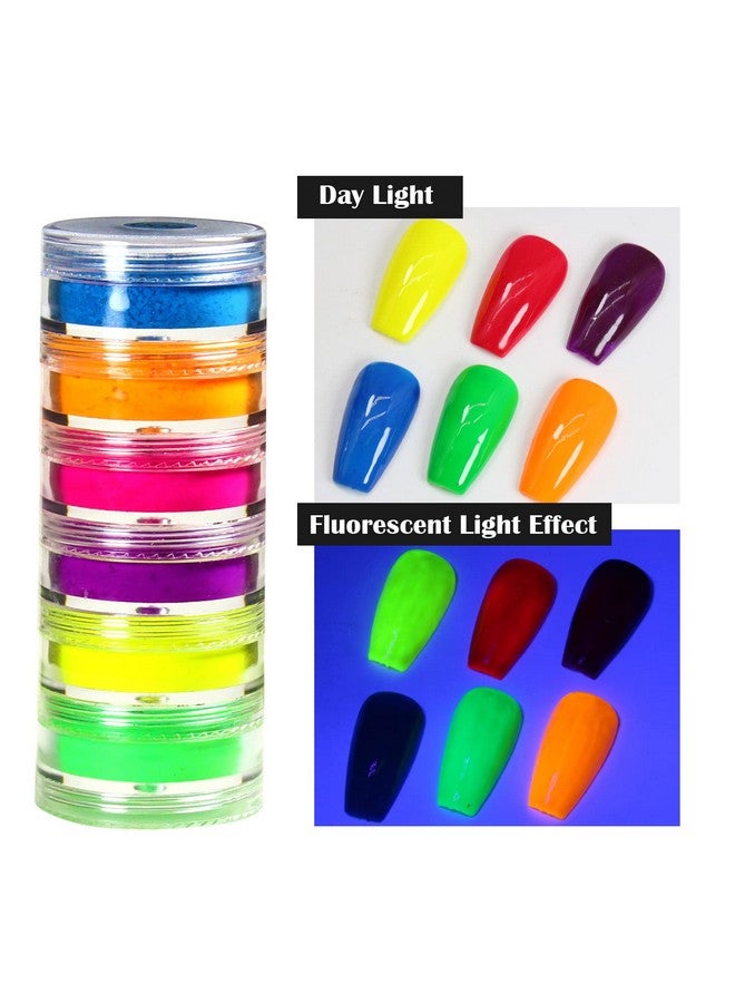 DAGEDA 24 Color Pigment Nail Powder Colorful Iridescent Glitter Ultrafine Luminous Pearlescent Highgloss Halo Powder Nails Pigments Dust 3D Diy Nail Art Decoration（Color B ） - Image 3