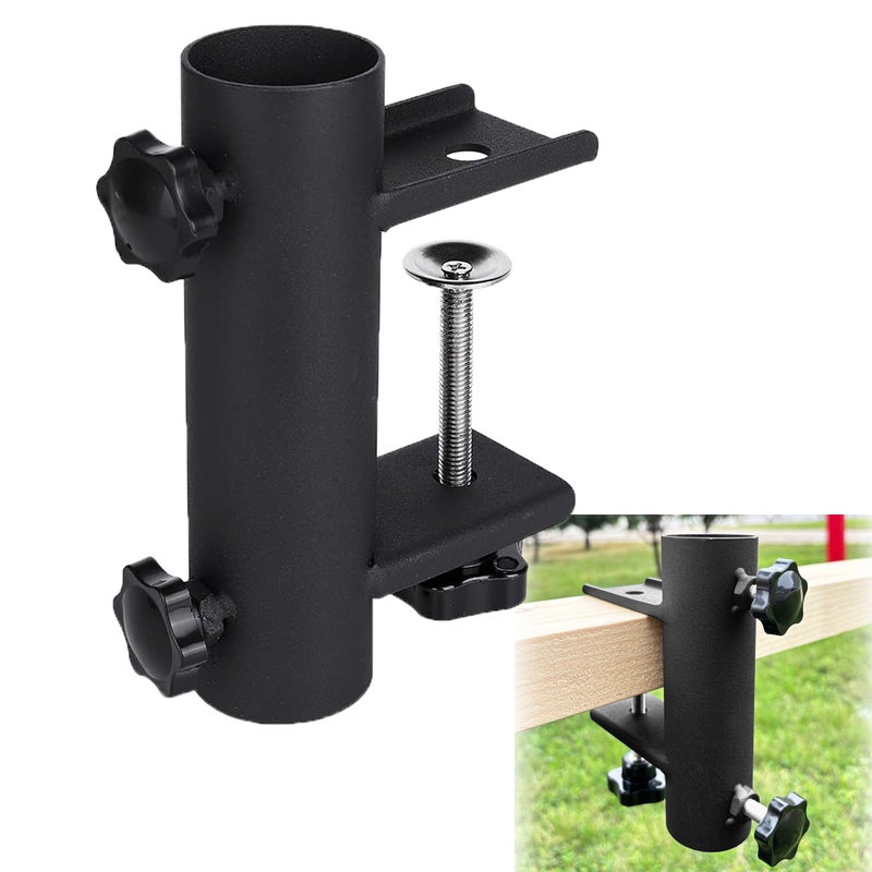 YZZHAJ Patio Umbrella Clamp Deck Umbrella Stand Bench Buddy Umbrella Holder Clamp Beach Fishing Umbrella Mount Chair Clamp for DecksChairsDocksPontoonsFlagpolePicnic TablesBeach Courtyard Balcony