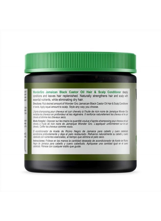 WONDER GRO - Hair&Scalp Care (BLACK-CASTOR-OIL&INDIAN-HEMP) - Image 1