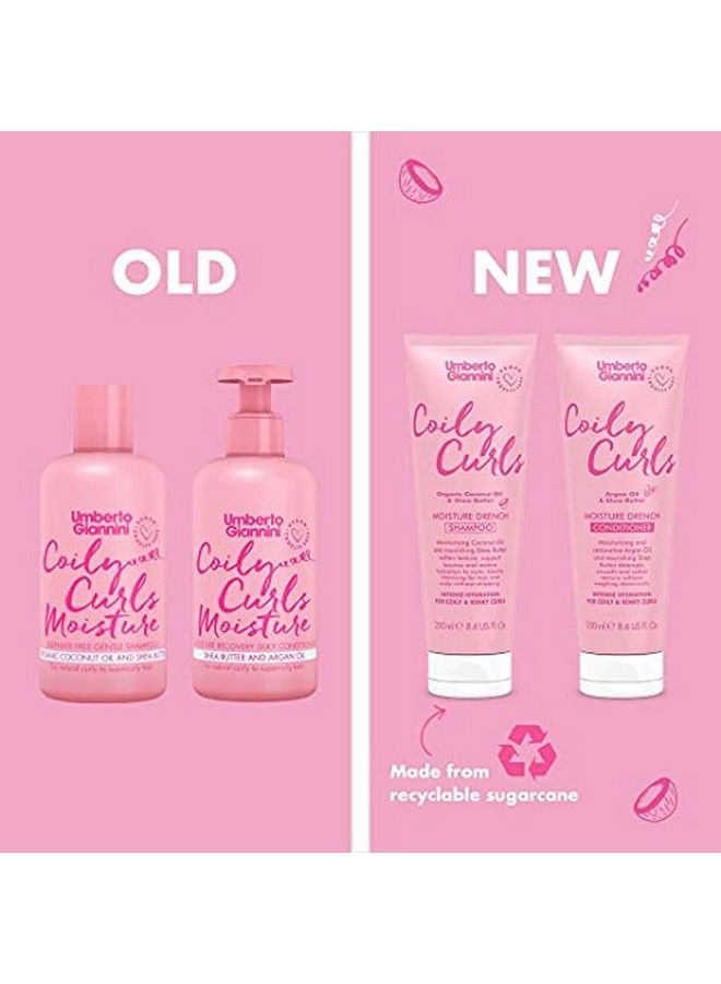 Umberto Giannini Coily Curls Conditioner Vegan & Cruelty Free Moisturizing Conditioner For Curly Hair - Image 4