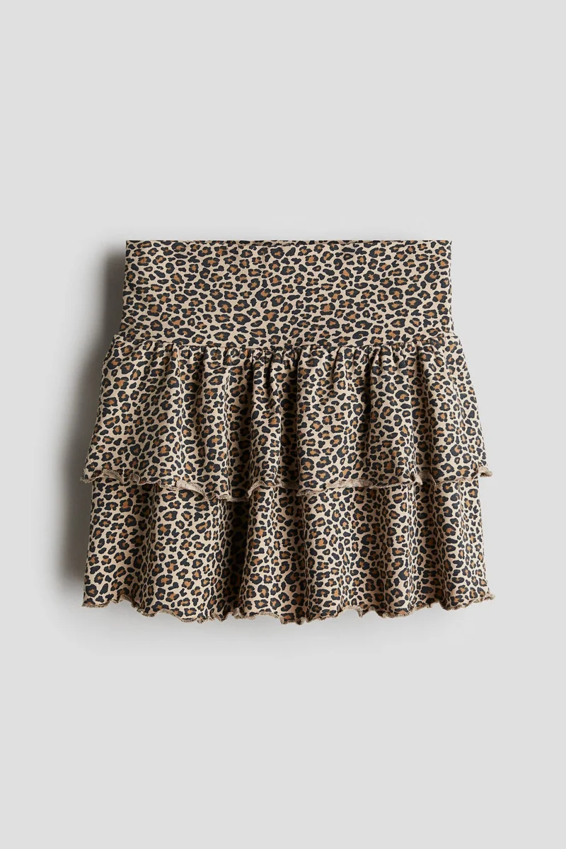 اتش اند ام Tiered Jersey Skirt