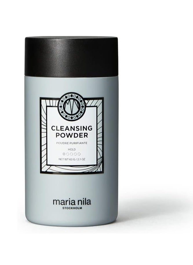 Maria Nila - leansing Powder 60 g Refreshes Hair and Scalp Absorbs fats oils and product residue 100 Vegan and Sulfate Paraben free - Image 1