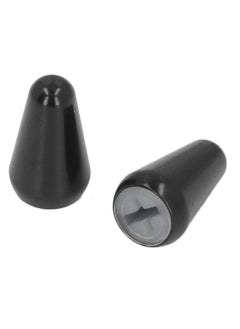 Thoraya 2PCS Guitar Pickup Switch Caps 3 Way 5 Way Toggle Switch Knob Tip Replacement for ST TL Style Electric Guitars Black  - Image 3