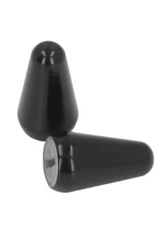 Thoraya 2PCS Guitar Pickup Switch Caps 3 Way 5 Way Toggle Switch Knob Tip Replacement for ST TL Style Electric Guitars Black  - Image 2