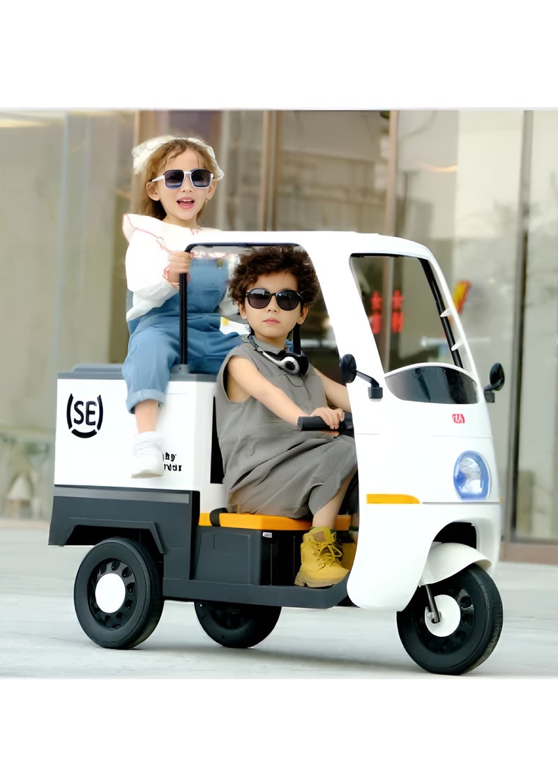 Electric Vehicle for Kids - Battery Operated Rechargeable Tricycle | Kids Ride On Toy | Push Ride On with Lights & Music | Kids Electric Vehicle | Kids for 1 to 4 Years Boys & Girls - Multicolor - Image 3