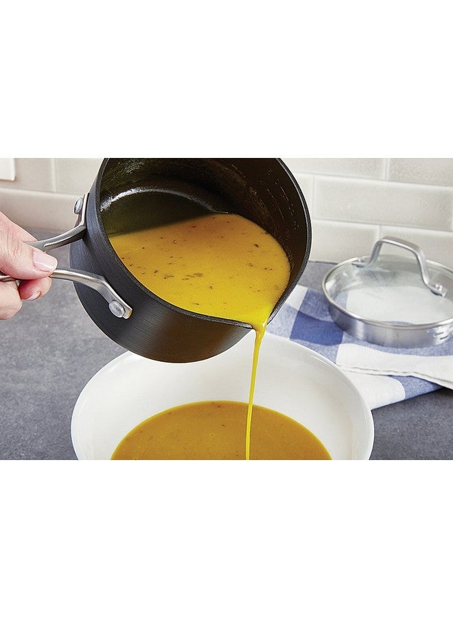 Calphalon 1943332 Classic Nonstick Sauce Pan with Cover, 2.5 quart, Grey - Image 2