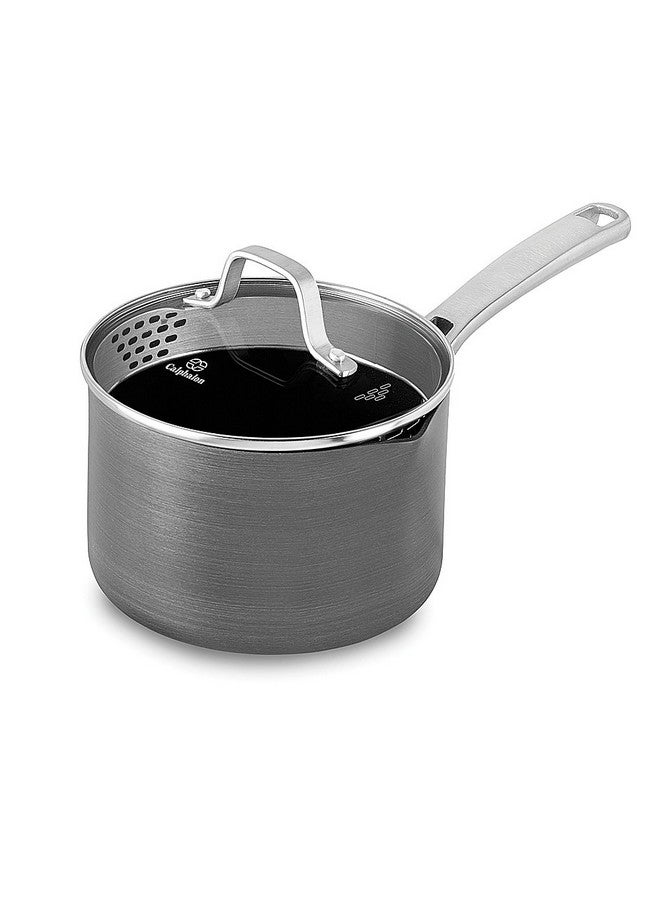 Calphalon 1943332 Classic Nonstick Sauce Pan with Cover, 2.5 quart, Grey - Image 1